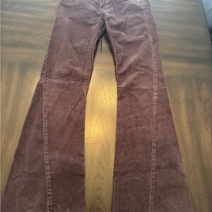 True Religion Corduroy Boot Cut Pants - Brown